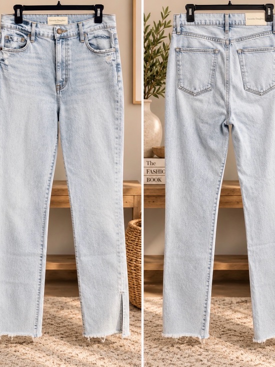Favorite Daughter Denim - Favorite Daughter The Valentina Tower Sz 31 Light Wash